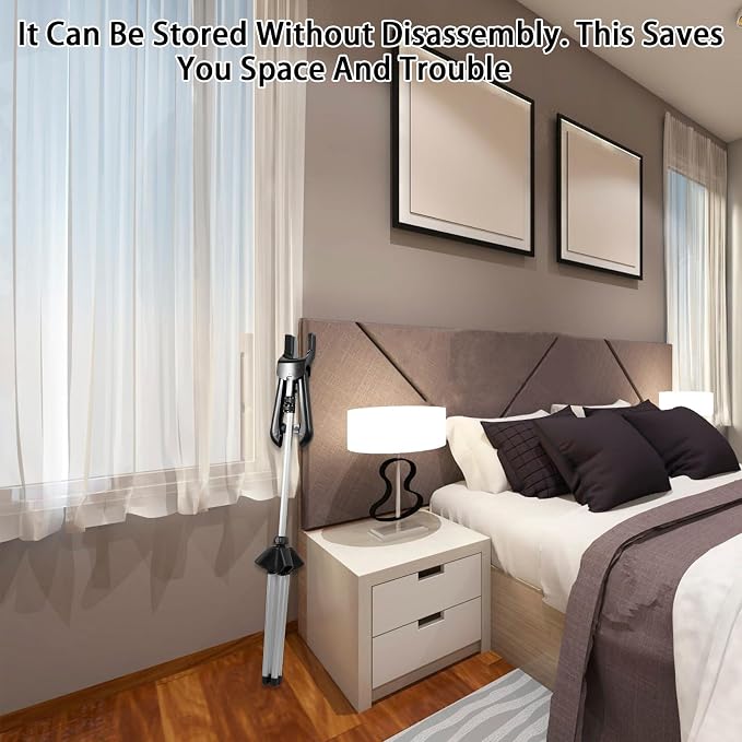 Steamer Stand for Clothes, Foldable Rotatable Garment Hanger for Steaming - Image 6