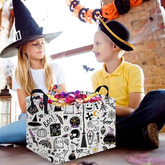 Halloween Ghost thriller basket, Empty Halloween basket, Horror and thriller - Image 5