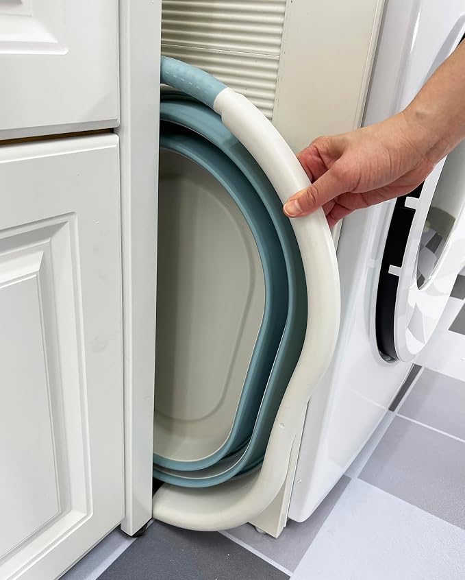 SAMMART 36L Collapsible Plastic Laundry Basket - Image 4