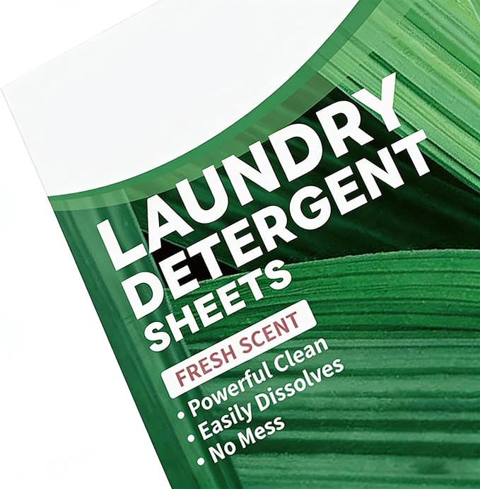 Laundry Sheets - Foaming Scented Stain, Removal Wash Sheets - Image 9