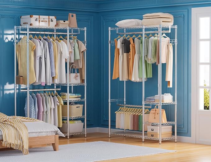 Simple Trending Heavy Duty Clothing Rack Loads 450 LBS, Garment Racks - Image 6