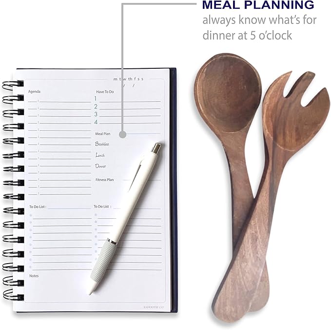 Daily Planner Undated, Hourly Agenda, Food and Fitness Plan, Daily To Do List - Image 5