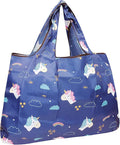 allydrew Large Foldable Tote Nylon Reusable Grocery Bag by allydrew