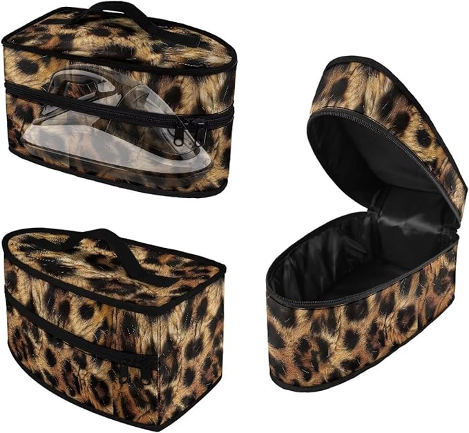 Leopard Print Clothes Iron Storage Case Fits by Maiyoinou