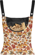 Fall Maple Clip Storage Bag Portable Laundry Clothes Pin Holder Machine by Psesaysky