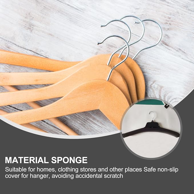 Anti-Slip Foam Hanger Grips, 20 Pieces, Sponge Material - Image 6