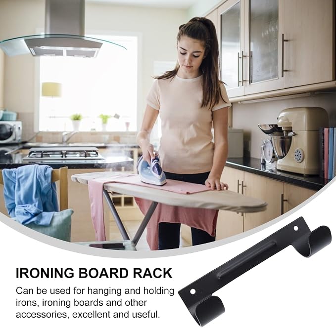DOITOOL 1pc Ironing Board Hook Iron Dual-Head Hook Storage Hook Dual-Head - Image 7