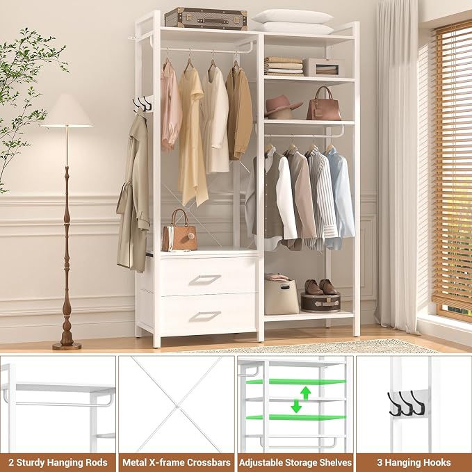 78.7'' Clothes Rack for Hanging Clothes - Image 6
