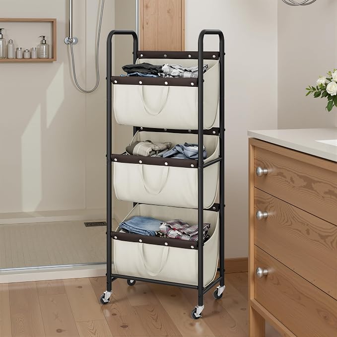 GRANNY SAYS 3 Tie Laundry Sorter, Laundry Basket - Image 7
