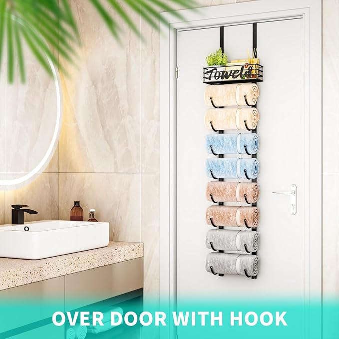 HapiRm Towel Racks for Bathroom Storage - Image 4