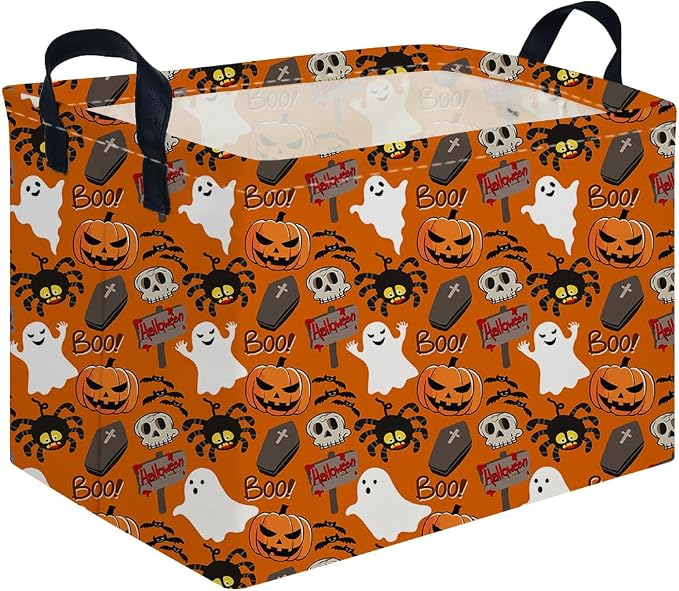 Halloween Ghost thriller basket, Empty Halloween basket, Horror and thriller by FXOCSHE