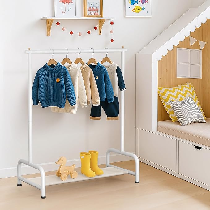 SLEEPING LAMB Kids Clothing Rack, Small Baby Clothes Rack - Image 7