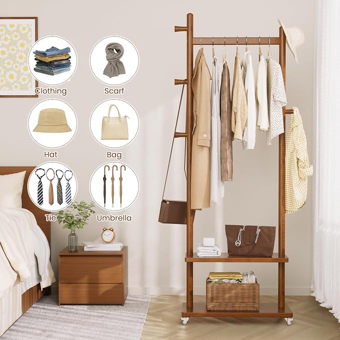 Coat Rack Freestanding Clothing Rack - Image 3