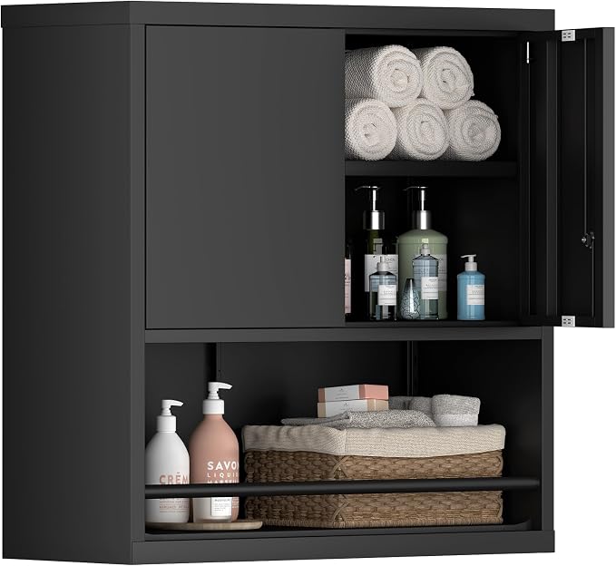 Metal Cabinet, Lockable Storage Cabinet by IRONFFICE