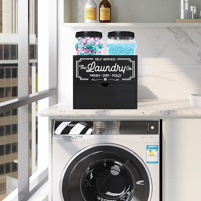 3 Pack Laundry Room Organization Storage Drawers - Image 4