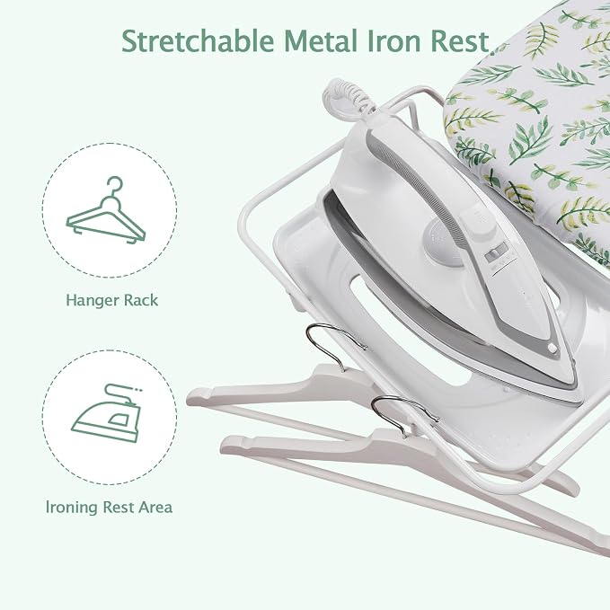 SheeChung Ironing Board 13"x43", Foldable Ironing Boards - Image 7