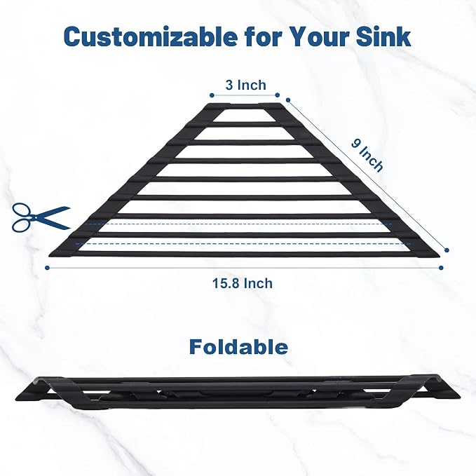 Triangle Roll Up Dish Drying Rack - Image 2