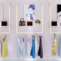 Clothing Store Simple Wall Mounted Metal Display Rack, Window Hanging Garment by MDEPYCO
