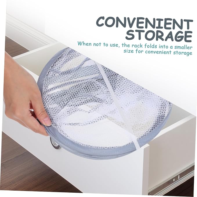 Mesh Drying Rack Collapsible Flat Sweater Dryer - Image 7