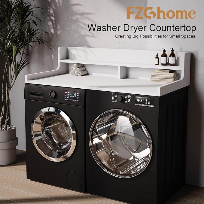 Washer Dryer Countertop, for Laundry Room Organization Whisper White - Image 10