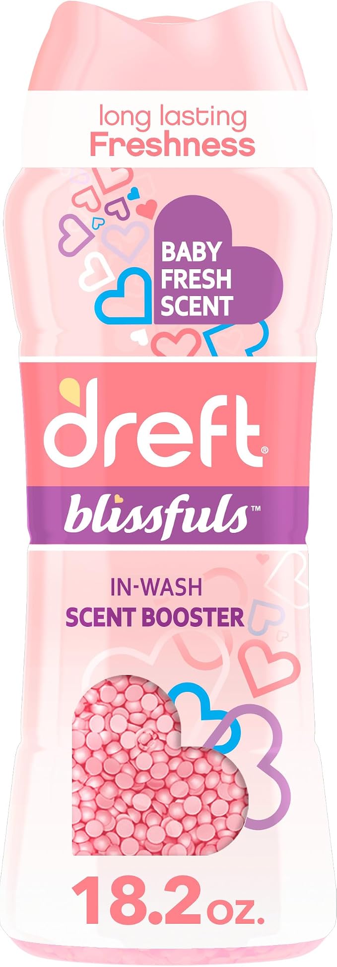 Dreft Blissfuls In-Wash Laundry Scent Booster Beads, Baby Fresh Scent, 18.2 oz by Dreft