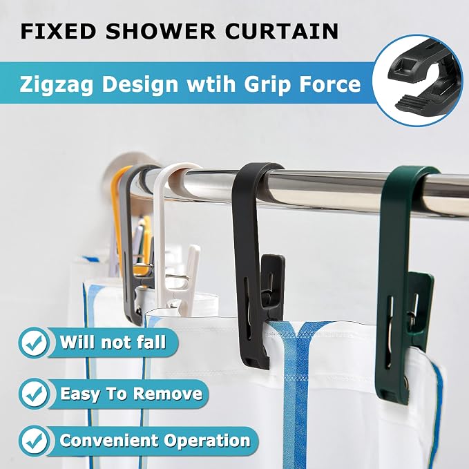 XoYoZo Laundry Hooks with Clips Hanger Closet Organizer Clamps Socks Boot Bras - Image 5
