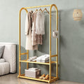 Gold Clothing Rack, Metal Garment Rack by BUZUEYModernmetalfurniture