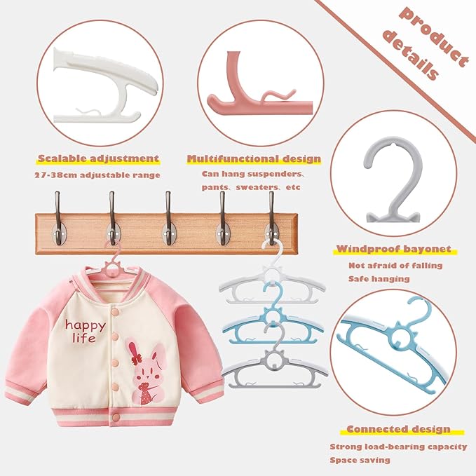 Baby Nursery Closet Hangers - Image 3