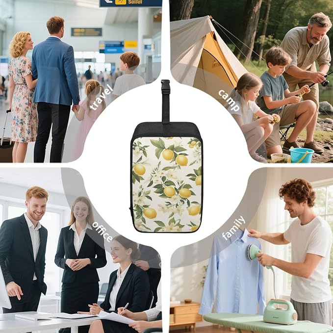 Lemon Travel Steamer Storage Bag Zippered Carrying Case - Image 6