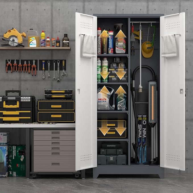 Metal Garage Storage Cabinet - Image 4