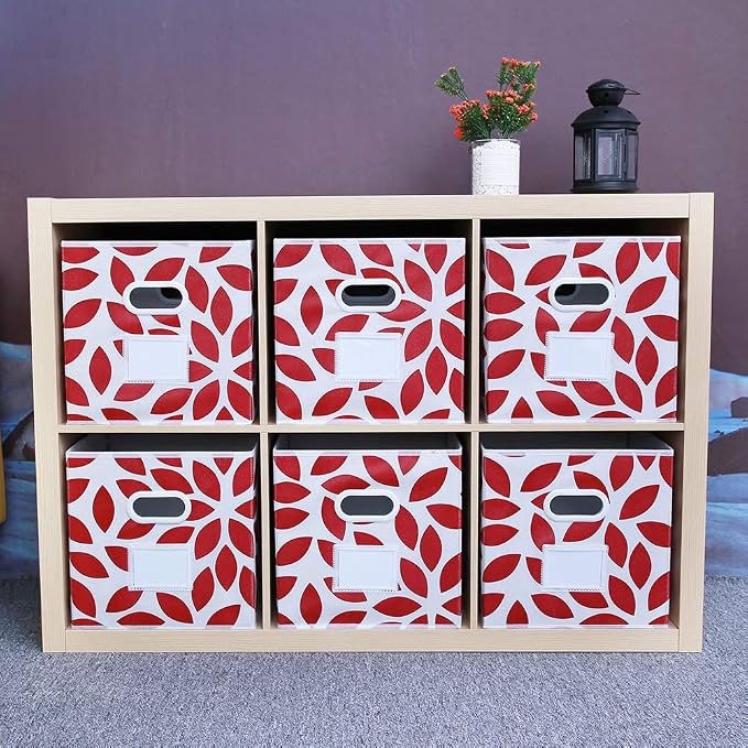 MAX Houser Fabric Storage Bins Cubes Baskets Containers - Image 5