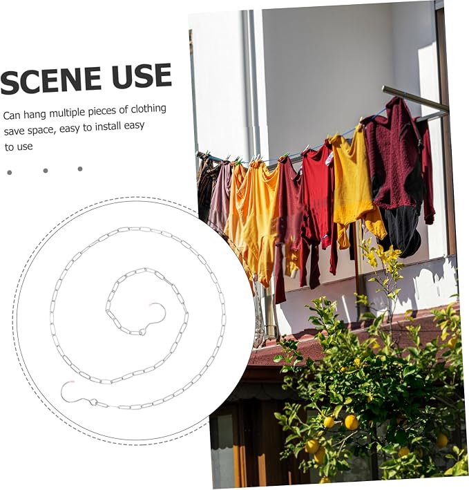 Windproof Stainless Steel Clothesline - Image 5
