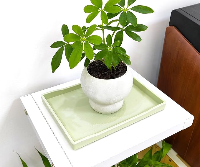 Small Green Mini Serving Tray for Serving Accessory, Perfume or Display Use. - Image 4