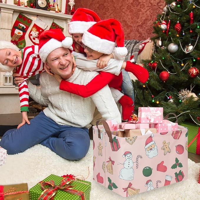 Rectangular Christmas tree Basket, Nursery Hamper, Waterproof and foldable - Image 3