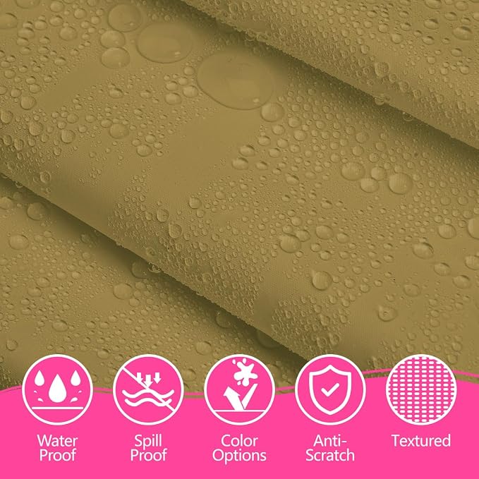 Disposable Plastic Tablecloth Gold 54x108 Inch, Dining Protection - Image 6