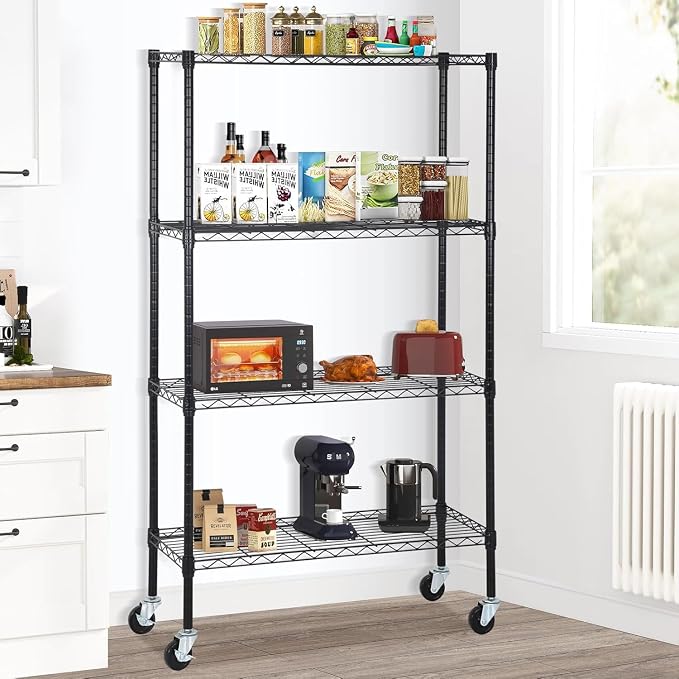Meet perfect 4-Tier Wire Shelving Unit - Image 2