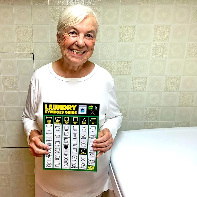 Laundry Symbols Guide Magnet - Image 2