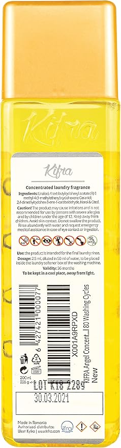 KIFRA ANGEL Concentrated Laundry Fragrance 6.76 Fl Oz 200ml 80 Washing Cycles - Image 2