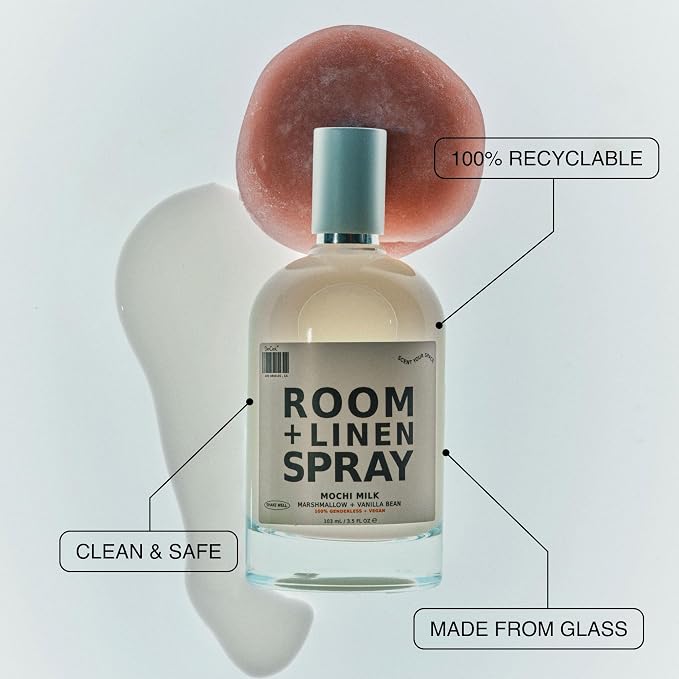 DedCool Room + Linen Spray | Mochi Milk | Natural Fabric & Linen Spray | - Image 4