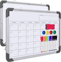 2 Pcs Dry Erase Calendar Whiteboard by Polegas
