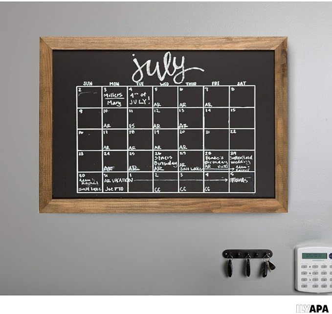 Ilyapa Rustic Wooden Magnetic Kitchen Chalkboard Sign - Image 4