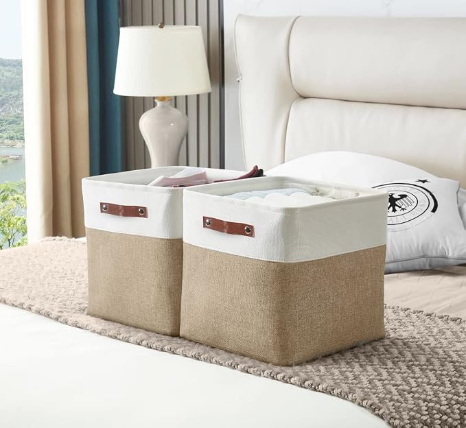 DECOMOMO Storage Cubes, 12x12 Storage Bins, Baskets - Image 7