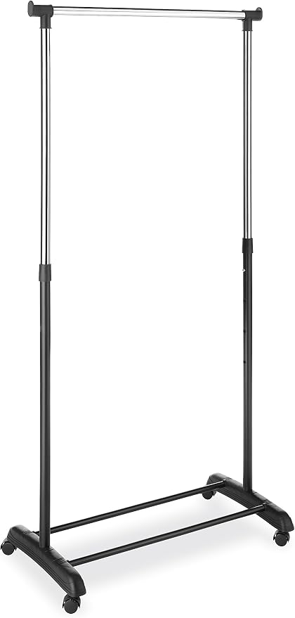 Whitmor Heavy Duty Adjustable Garment Rack-Rolling Clothes Organizer - Image 8