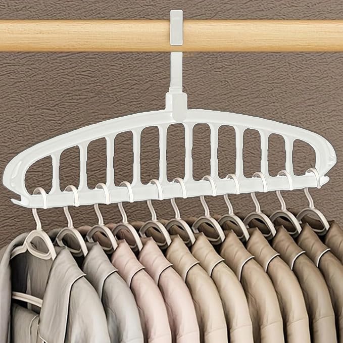 Closet Organizer Hangers – Space Saving Bar, Garment Holder | Multi-Hole - Image 3