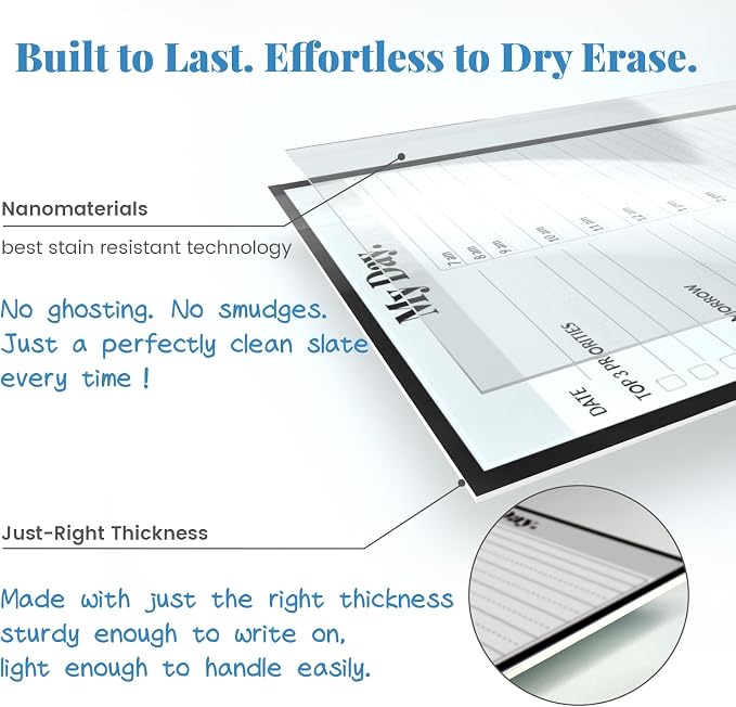 JJPRO Reusable Desktop Daily Planner - Image 6