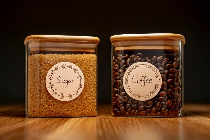 MONEST Waterproof & Oil Resistant Jar & Lid Stickers - Image 7