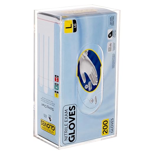 Acrylic Glove Box Holder Wall Mount Disposable Glove Dispenser Storage Organizer - Image 4
