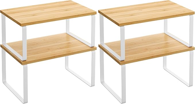 SONGMICS Cabinet Organizer Shelf, Kitchen Storage, Spice Rack, Expandable by SONGMICSbySONGMICSHOME