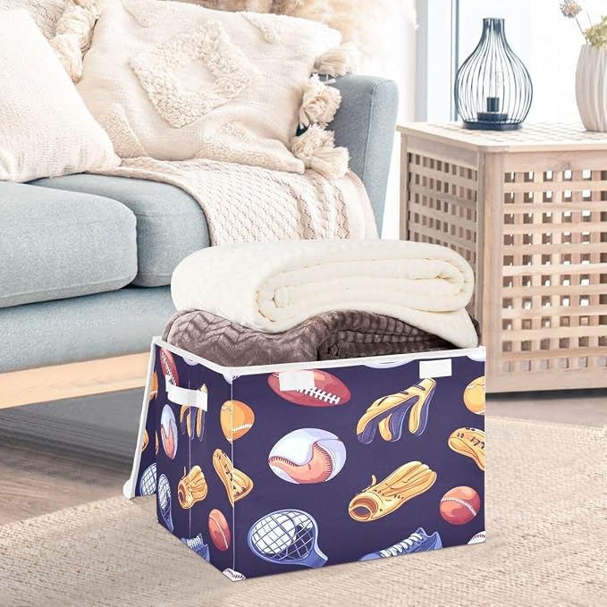 Nander Sports Balls and Gloves Storage Basket Storage Boxes - Image 5