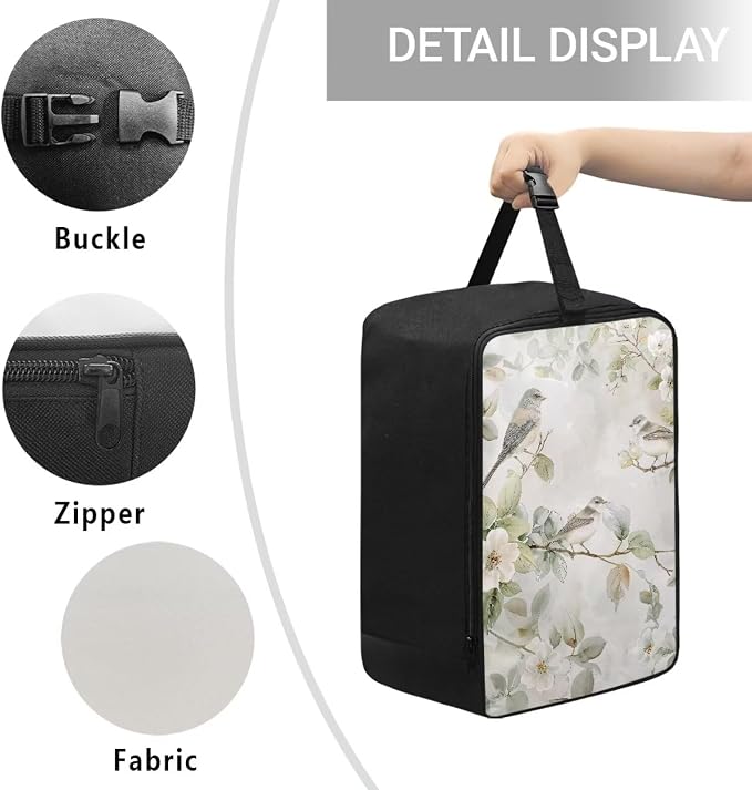 Bird Steam Iron Storage Bag Zippered Handheld Steamer Case Universal Fit - Image 5